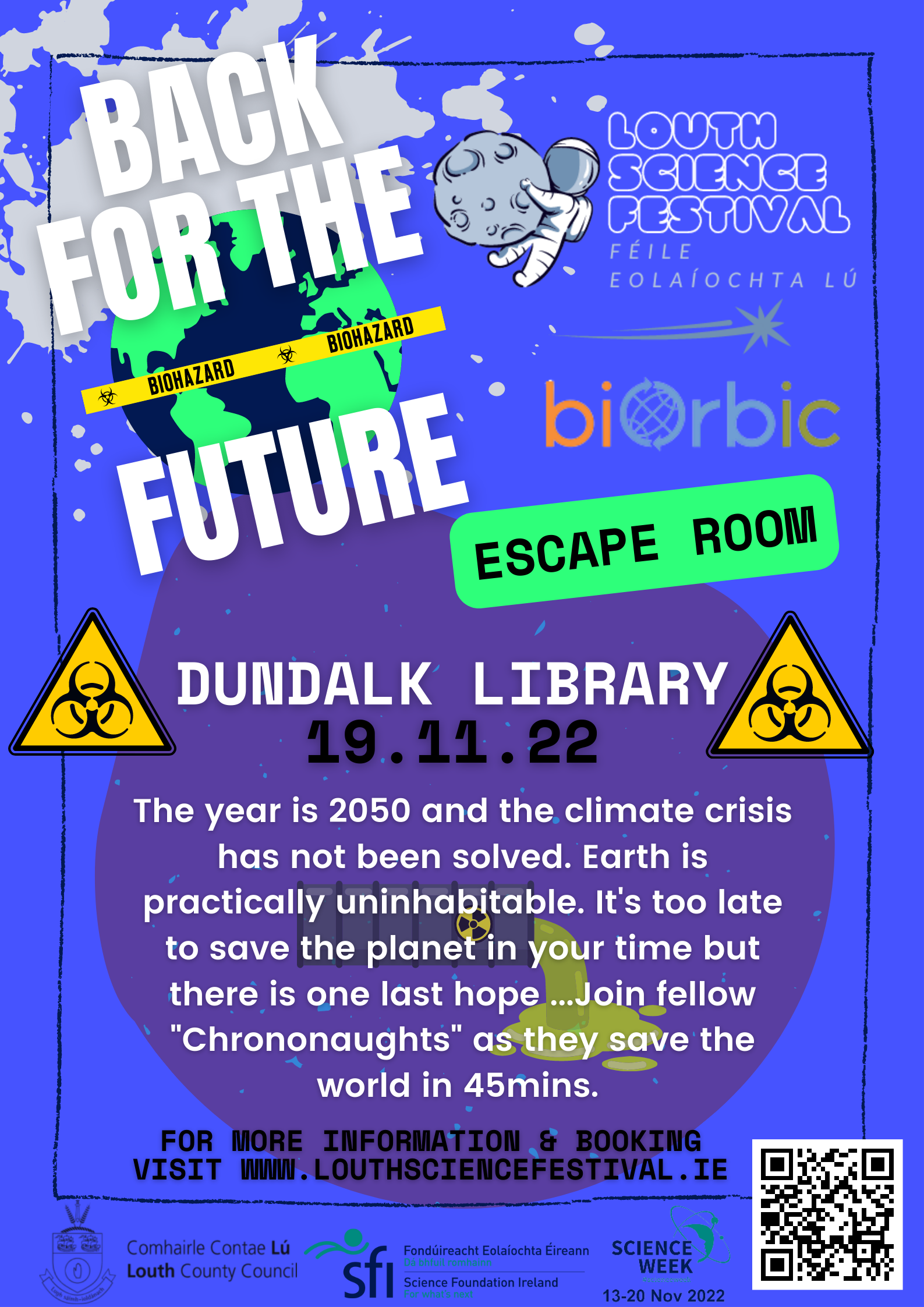 Back for the Future Event Poster